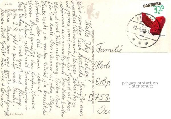 Vendsyssel Danmark Inselkarte – Bild 2