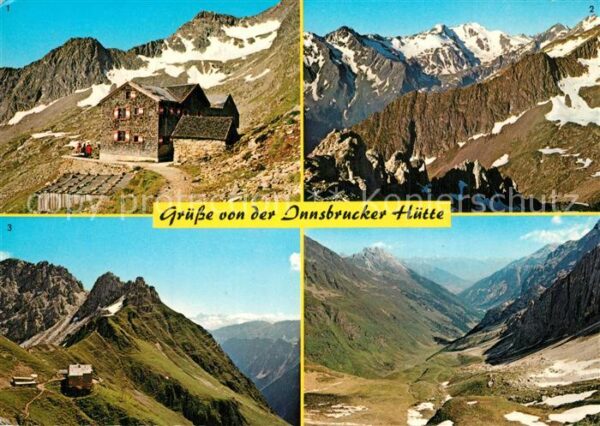 Innsbruckerhuette Glättespitze Feuersteine Kalkwand und O