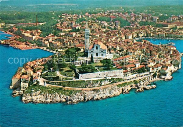 Rovinj Rovigno Istrien Fliegeraufnahme