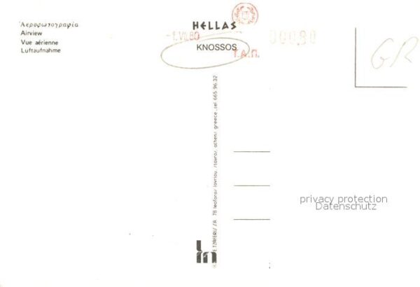 Knossos Cnosse Kreta Fliegeraufnahme – Bild 2