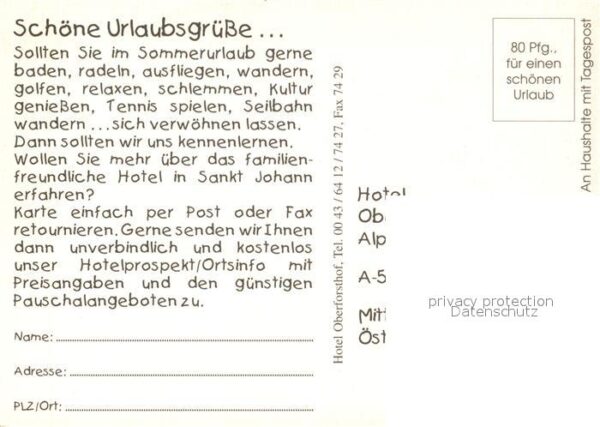 Sankt Johann Pongau Hotel Oberforsthof – Bild 2