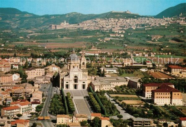 Assisi Umbria Santa Maria degli Angeli Fliegeraufnahm