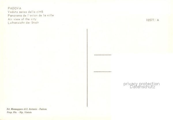 Padova Veduta aerea della citta – Bild 2