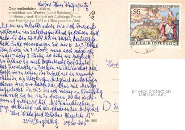 Werfener Huette Ostpreussenhütte mit Eibleck und Hochkö – Bild 2