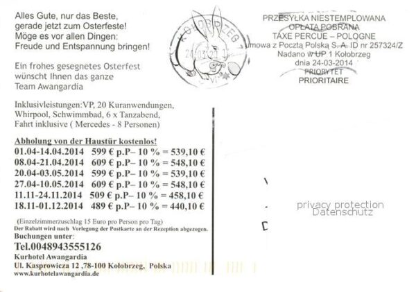 Kolobrzeg Polen Kurhotel Awangardia – Bild 2
