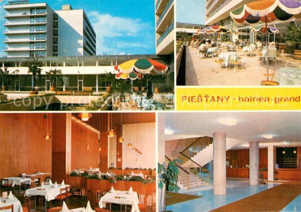 Piestany Balnea Grand Gastraum Terrasse Foyer