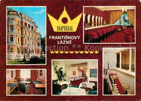 Frantiskovy Lazne Sanatorium Imperial Bar Gasträume Trepp