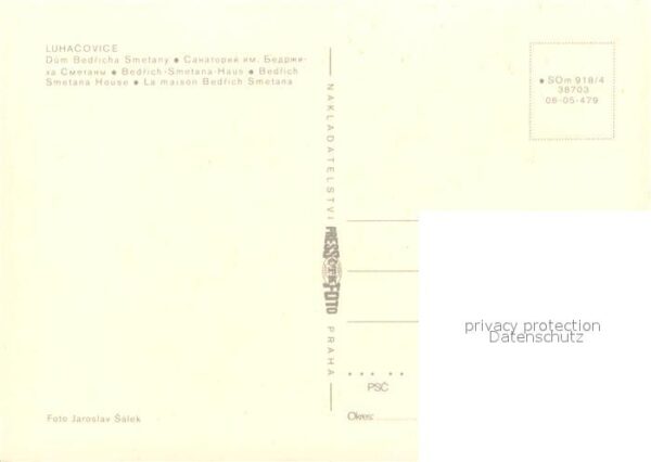 Luhacovice Dum Bedricha Smetany – Bild 2