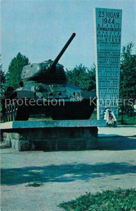 Pskov Denkmal zu Ehren der Befreiung der Stad