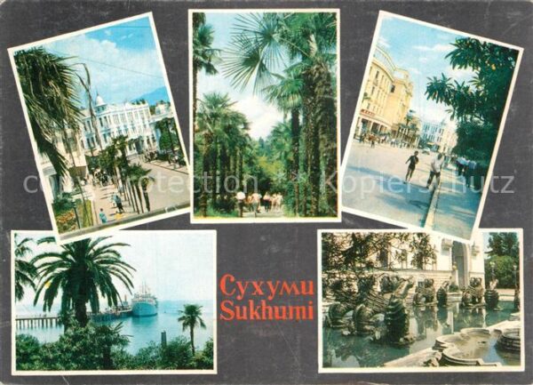 Suchumi Hotel Riza Botanischer Garten Hafen