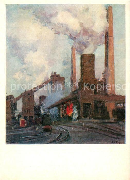 Kuenstlerkarte Koksochim Fabrik Rauch G.Manizer