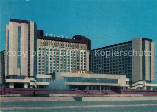 Leningrad St Petersburg Hotel Pribaltijskaja