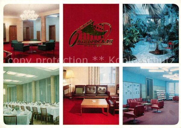 Moskau Moscou Hotel Oktjabrskaja