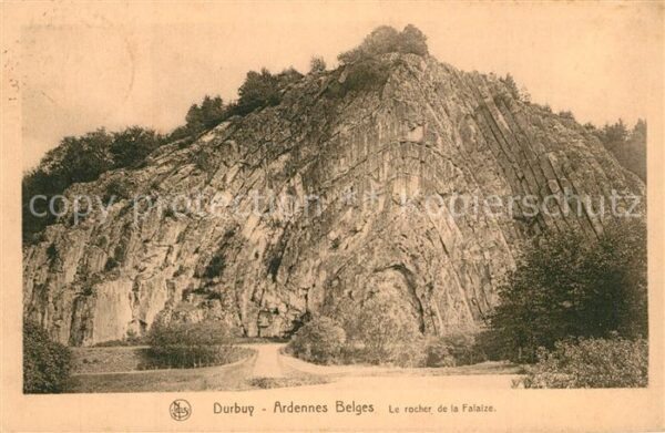 Durbuy Ardennes Belges Le rocher de la Falaize