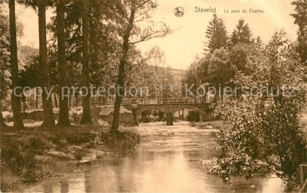 Stavelot Le pont de Challes
