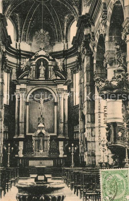 Namur sur Meuse Interieur de Saint Lour