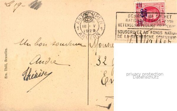 Anvers Antwerpen Theatre Flamand et Avenue d_Italie – Bild 2