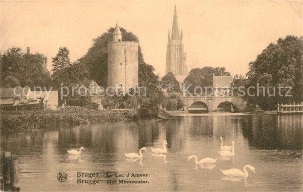 Bruges BRUGGE Belgie Le Lac d_Amour
