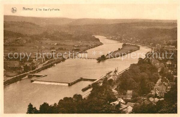 Namur sur Meuse Ile Vas t’y-Frotte