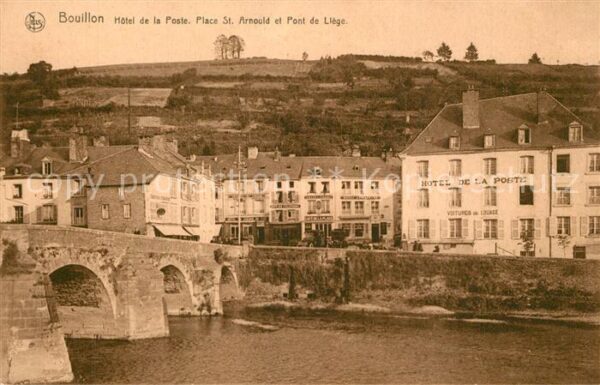 Bouillon Wallonne Hotel de la Poste Place St Arnould et P
