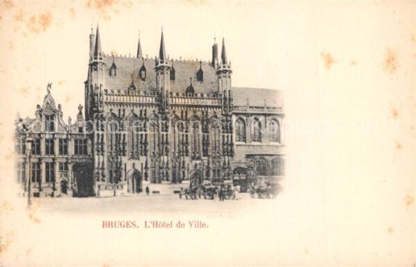 Bruges BRUGGE Belgie Hotel de Ville
