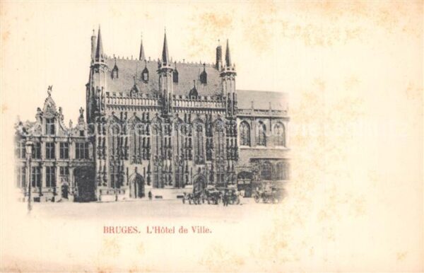 Bruges BRUGGE Belgie Hotel de Ville