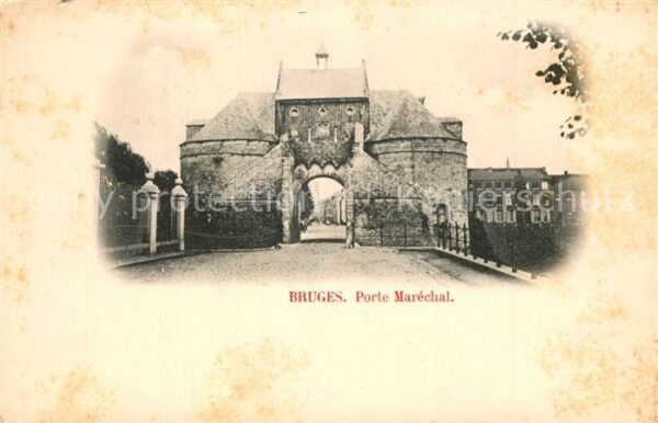 Bruges BRUGGE Belgie Porte Marechal