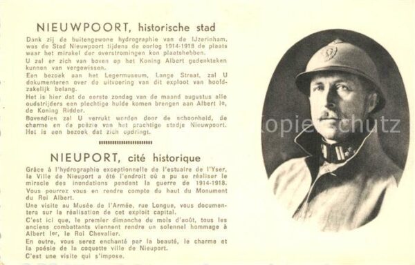 Nieuwpoort Albert I de Koning Ridder