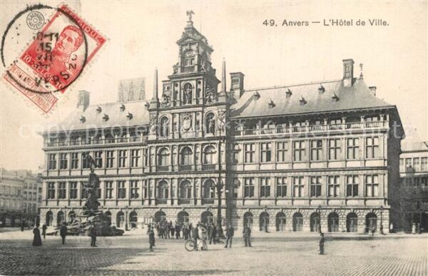 Anvers Antwerpen Hotel de Ville