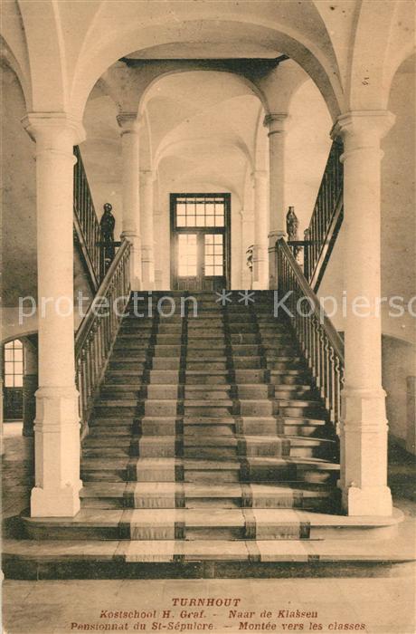 Turnhout Pensionnat du St Sepulere Montee vers l