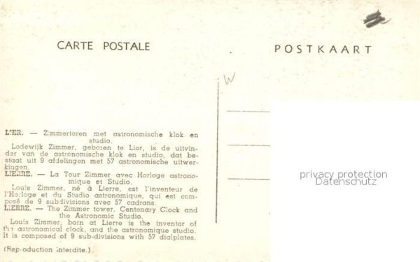 Lier Zimmertoren met astronomische klok en s – Bild 2