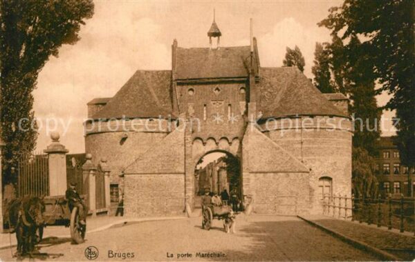 Bruges BRUGGE Belgie La porte Marechale