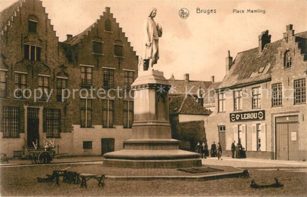 Bruges BRUGGE Belgie Place Memling