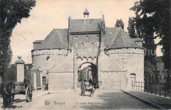 Bruges BRUGGE Belgie La porte Marechale