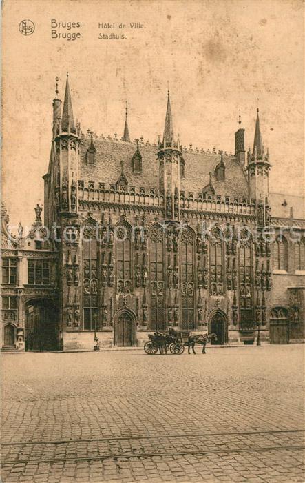 Bruges BRUGGE Belgie Hotel de Ville