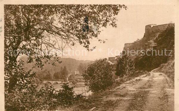 Bouillon Wallonne Le Chateau fort et le Pont Albert