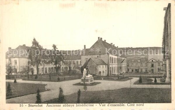 Stavelot Ancienne abbaye benedictine Vue d_ensem