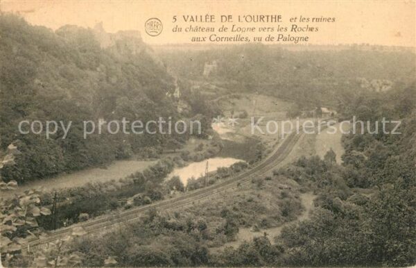 Ourthe Ruines du Chateau de Logne vers les Roc