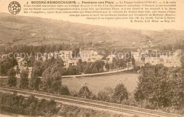 Sougne-Remouchamps Panorama vers Playe