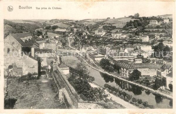 Bouillon Wallonne Vue prise du Chateau