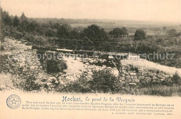 Hockai Le pont de la Vecquee