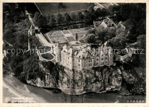 Walzin Chateau de Walzin Vue aerienne