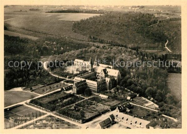 Maredsous Abbaye de Maredsous Vue aerienne