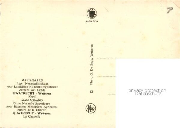 Kwatrecht Mariagaard Hoger Normaalinstitut – Bild 2