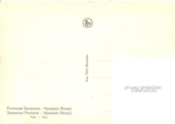 Ronse Provinciaal Sanatorium Hynsdaele Park – Bild 2