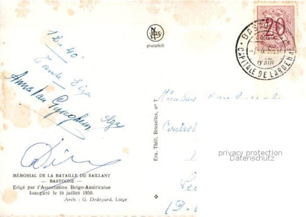Bastogne Liege Memorial de la Bataille du Saillant – Bild 2