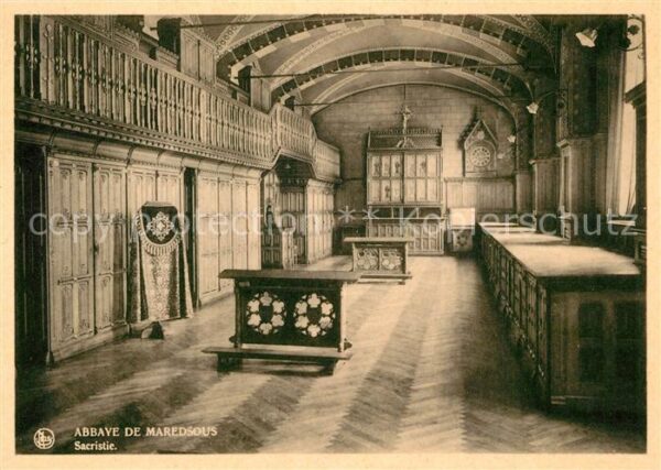 Maredsous Abbaye Sacristie