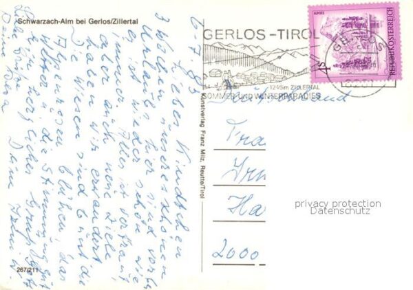 Gerlos Schwarzach Alm Zillertal Zillertaler Al – Bild 2