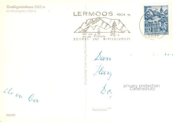 Lermoos Tirol Grubigsteinhaus mit Grubigstein Alpen – Bild 2