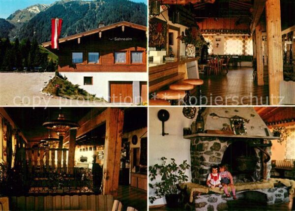 Hollersbach Pinzgau Berggasthof Sahnealm Restaurant Bar Kam